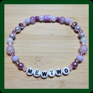 Mewtwo- Friendship Bracelet, Size 8"